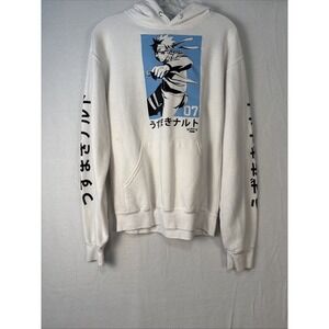 Naruto Hoodie Masashi Kishimoto Graphic Image Mens‎ Small White K1232